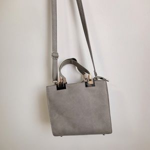 Gray Crossbody Bag